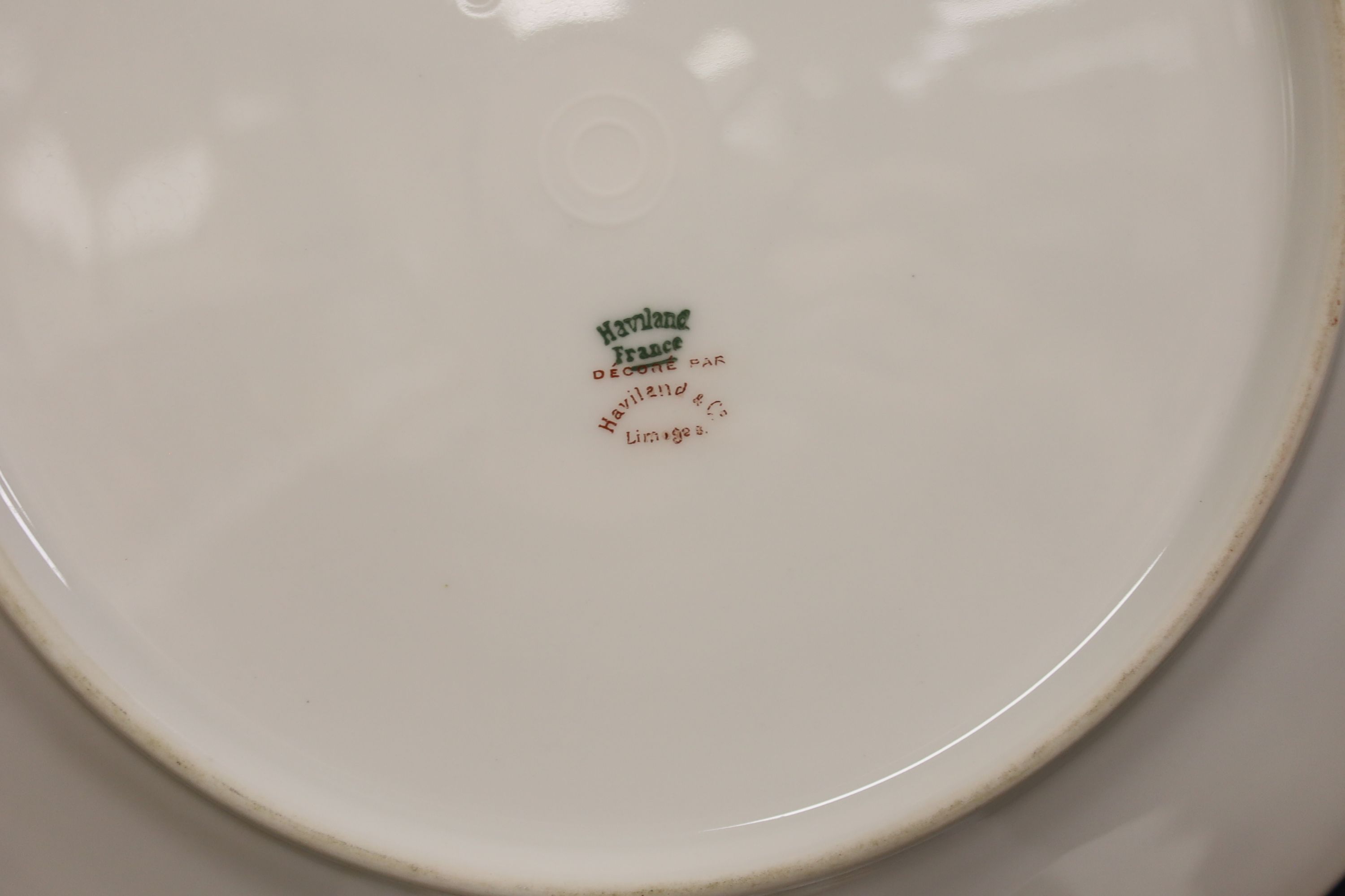 A Haviland Limoges part dinner service